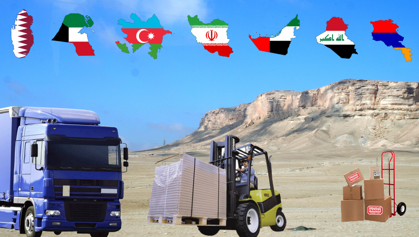 Transport from Europe to Middle East